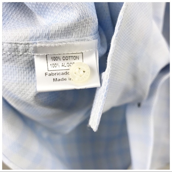 NWT Sebastien James Collection‎ Dress Shirt Blue Size XL - Picture 8 of 9